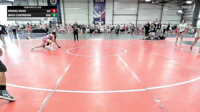126 lbs Rr Rnd 3 - Briana Dugo, Elite NJ Red vs Maya Castrejon, 5forty Lady Brawlers