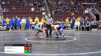 170 lbs Consolation - Domnic Holmes, Burrell Hs vs Baltzer Bollman, Chestnut Ridge Hs