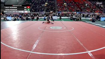 3A 138 lbs Cons. Round 2 - Gavin Peterson, West Side vs Riley Workman, Greenleaf