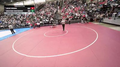 3A 115 lbs Semifinal - Braydee Winterton, Union vs Arlie Jensen, Grantsville