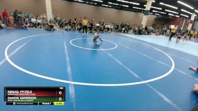 62-64 lbs Round 1 - Abigail Pitzele, Grapevine Wrestling Club vs Damon Anderson, Apex Grappling Academy