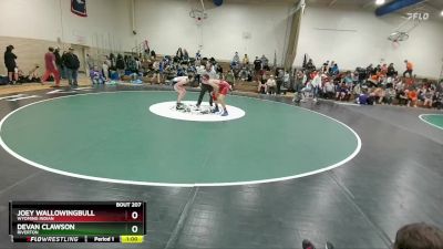 138B Cons. Round 2 - Joey Wallowingbull, Wyoming Indian vs Devan Clawson, Riverton