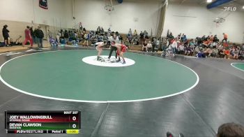 138B Cons. Round 2 - Joey Wallowingbull, Wyoming Indian vs Devan Clawson, Riverton