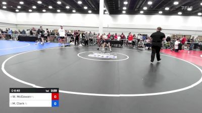 120 lbs C-8 #2 - William McGowan, Florida vs Marlo Clark, Florida