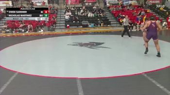 197 lbs Cons. Round 3 - Nicholas Martinez, Missouri Valley vs Owen Gardner, Drury