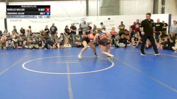 58 lbs Rr Rnd 2 - Noelle Miller, PA West White - W vs Amanda Lillie, Charlies Angels- W