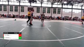 207-229 lbs Quarterfinal - Ethan Miller, Westville vs Kyran Lawson, SOUTHSTRONG