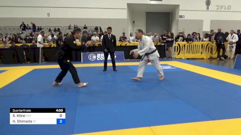 Sean Kline vs Hisashi Shimada 2024 World Masters IBJJF Jiu-Jitsu Championship