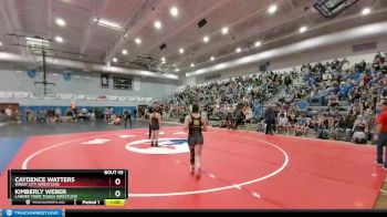 120 lbs Round 1 - Caydence Watters, Windy City Wrestlers vs Kimberly Weber, Lander Tiger Tough Wrestling