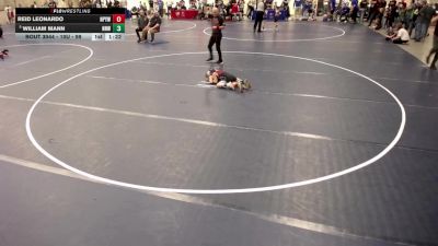 10U - 59 lbs Champ. Round 2 - William Mann, No Nonsense Wrestling vs Reid Leonardo, NRHEG Panther Youth Wrestling Club