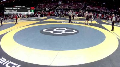 D1-157 lbs Cons. Round 2 - Mavrik Gregory, Mount Vernon vs Joey DiTullio, Elder