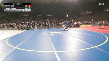 3A Boys 150 lbs Champ. Round 1 - James Turner, Banks Boys vs Tristyn Bell, Elmira Boys