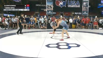 190 lbs Champ. Rd Of 16 - Allison Konrad, South Dakota vs Sierra Ripka, Pennsylvania