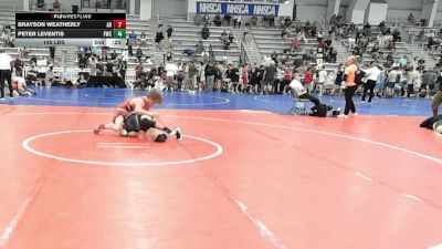 145 lbs Rr Rnd 3 - Brayson Weatherly, Team Arkansas - HSB vs Peter Leventis, Freakztyle Wild Cards - HSB