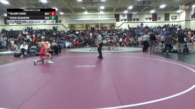 113 lbs Cons. Round 1 - Evan Gleason, Solon vs Blade Hurd, NH/TV