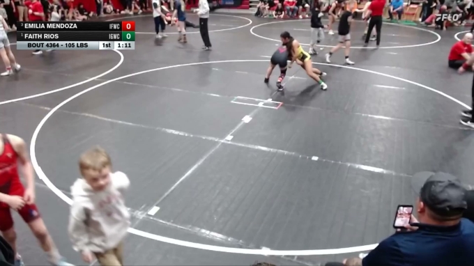 Faith A Rios 105 lbs Champ. Round 4 - Faith Rios, Idaho Gold Wrestling Club vs ...