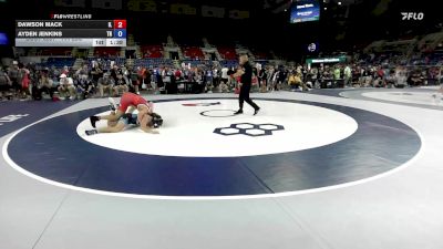 144 lbs Cons. Sub-rd Of 64 - Dawson Mack, IL vs Ayden Jenkins, TN