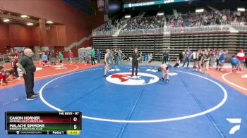 114 lbs 2nd Place Match - Ricky Schneider, Diamondville Wrestling Club vs Boone Foreman, Jackson Hole Wrestling Club