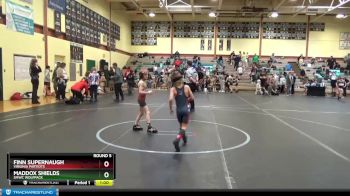52-56 lbs Round 5 - Maddox Shields, SMWC Wolfpack vs Finn Supernaugh, Virginia Partiots