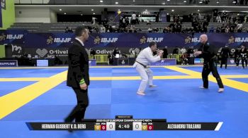 Alexandru Tiuleanu vs Herman Gijsbert V. D. Berg 2026 European Jiu-Jitsu IBJJF Championship