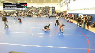113 lbs Cons. Round 4 - Andrew Reyes Jr., Team Thunder vs Maxwell Matito, Los Osos High School Wrestling