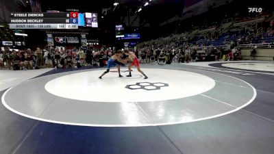 138 lbs Cons. Rd Of 32 - Steele Diercks, IA vs Hudson Beckley, OK