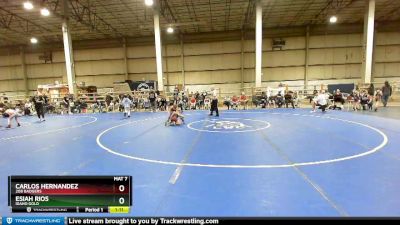 75 lbs Semifinal - Carlos Hernandez, 208 Badgers vs Esiah Rios, Idaho Gold