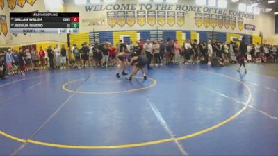 106 lbs Champ. Round 1 - Dallan Walsh, Camden Outsiders vs Joshua Rivero, Eagle Empire