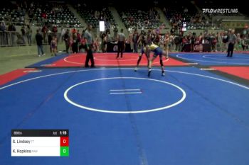 88 lbs Quarterfinal - Seattle Lindsey, Team Tulsa Wrestling Club vs Karson Hopkins, RAW