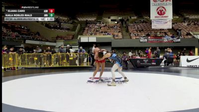 Champ. Round 2 - Eliana Caro, Alpha Omega Wrestling vs Kaila Robles Rials, Amateur Wrestling Academy