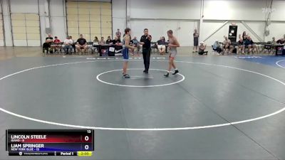 130 lbs Round 2 (8 Team) - Lincoln Steele, Idaho vs Liam Springer, New York Blue