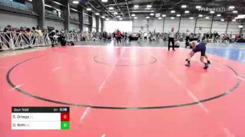 120 lbs Consi Of 16 #2 - Sebastian Ortega, NJ vs Dylan Roth, MO