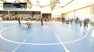 100-I2 lbs Final - Clayton Pentz, High Pace Wrestling Club vs Warren Alderman, Stray Dawgs