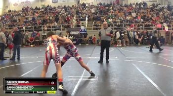 125 lbs Round 1 - Gavin DiBenedetto, Zane Trace Wrestling Club vs Damien Thomas, Independent