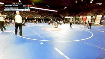 145 Class 2 lbs Semifinal - Madeline Haynes, Rockwood Summit vs Kamahni Jackson, North Kansas City