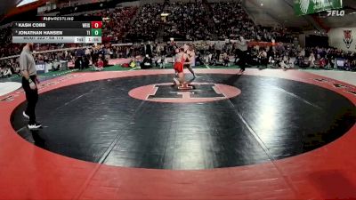 4A 175 lbs Semifinal - Kash Cobb, Weiser vs Jonathan Hansen, Timberlake