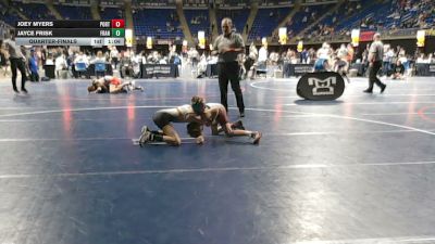 82 lbs Quarterfinal - Joey Myers, Portage vs Jayce Frisk, Franklin Regional