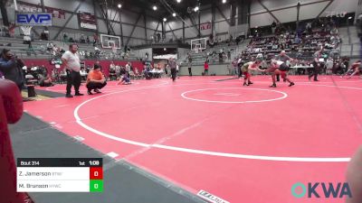 140 lbs Quarterfinal - Zavian Jamerson, Bookert T Washing/Carver vs Michael Brunson, Hilldale Youth Wrestling Club