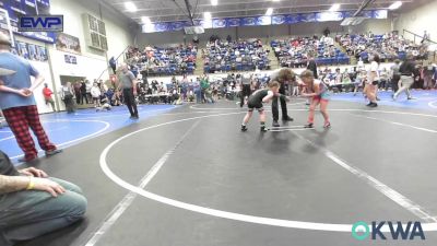 60 lbs Rr Rnd 1 - Dakota Houck, Norman Grappling Club vs Harper Atkinson, Wyandotte Youth Wrestling