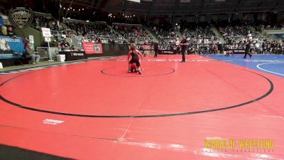 73 lbs Consi Of 8 #1 - Gianna Crain, Seymour Youth Wrestling Club vs Hadleigh Ray, Ogden's Outlaws Wrestling Club