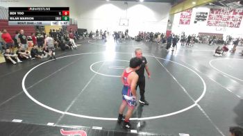 138 lbs Quarterfinal - Ben Yoo, Yorba Linda vs Rilan Marson, San Marcos High School