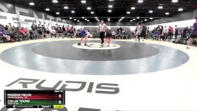 112 lbs Quarterfinals (8 Team) - Collin Young, Team Alien vs Maddox Fields, Untouchables