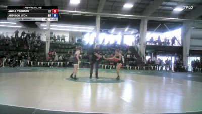 131 lbs Cons. Round 3 - Anika Yakuber, Rochester Christian vs Addison Lyon, Mount Union