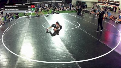 62-64 lbs 1st Place Match - Mason Carlson, Idaho vs Mason Trujillo, Nevada