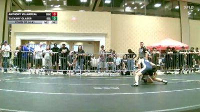 144 lbs Consi Of 64 #1 - Anthony Villarreal, Rancho Mirage HS vs Zackary Glaser, Redlands HS