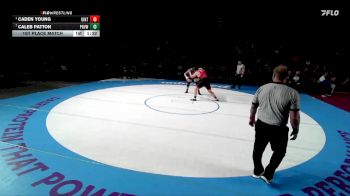 4A 285 lbs 1st Place Match - Caden Young, Uintah vs Caleb Patton, Pine View