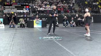 160 lbs Champ. Round 1 - Kennedy Blades, Iowa vs Emma Matera, Ursinus