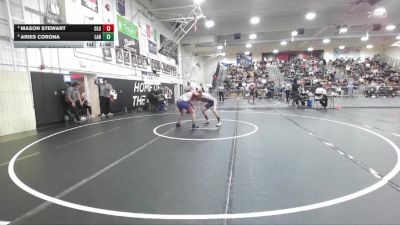 138 lbs Champ. Round 2 - Aries Corona, Lancaster vs Mason Stewart, Lutheran/Orange