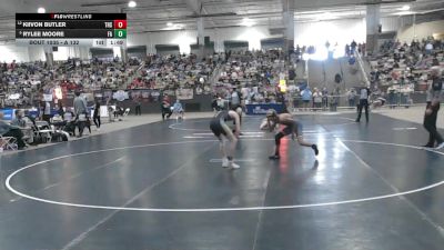 A 132 lbs Champ. Round 1 - Rylee Moore, Fairview High School vs Kiivon Butler, Tullahoma High School
