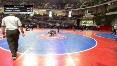 165-2A Quarterfinal - Gabriel Jacobus, Columbus vs Devonte Poole, Appling County